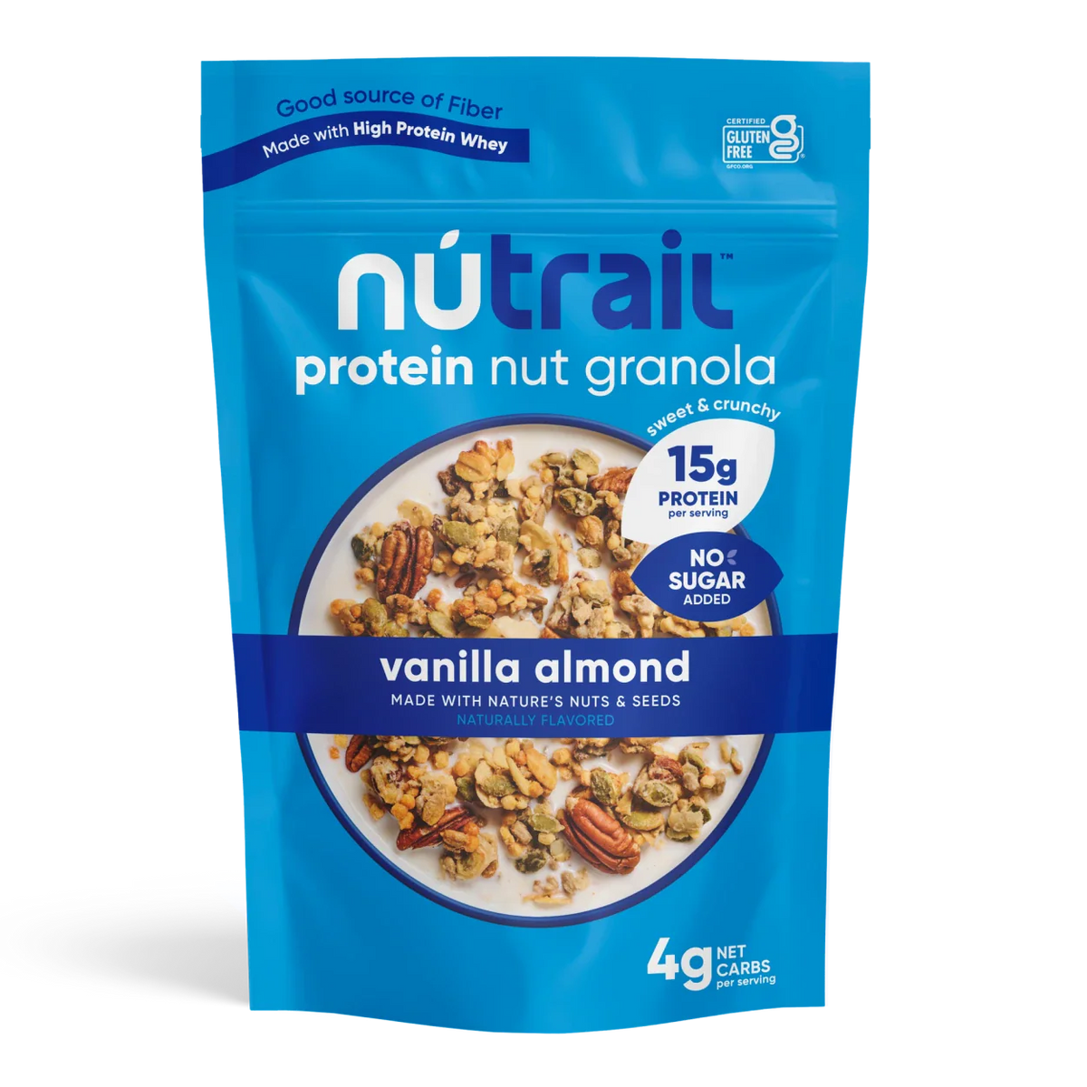 Vanilla Almond Protein Nut Granola | NuTrail
